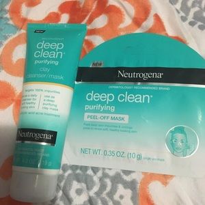 set of Neutrogena Deep Clean Purifying Clay/ Peel